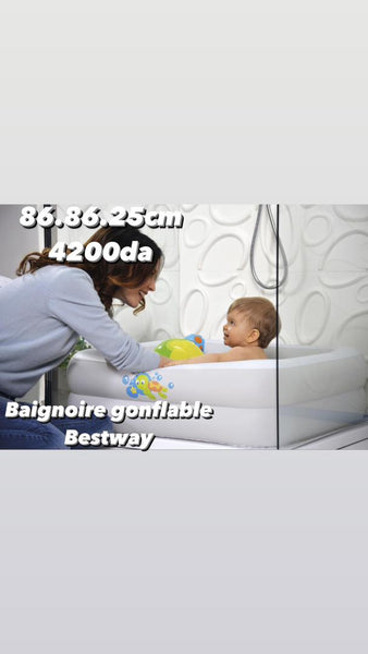 Baignoire gonflable bestway 86*86*25cm