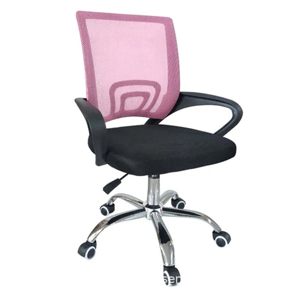 Chaise bureautique rose